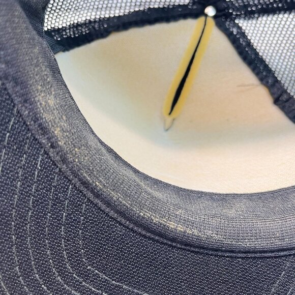 Vintage Pipeco Black Snapback Cap Trucker Hat Construction Irrigation Distressed - Picture 5 of 13
